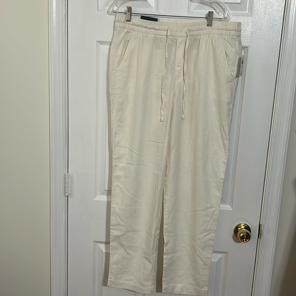 Gap mid rise elastic waist pant Size LT